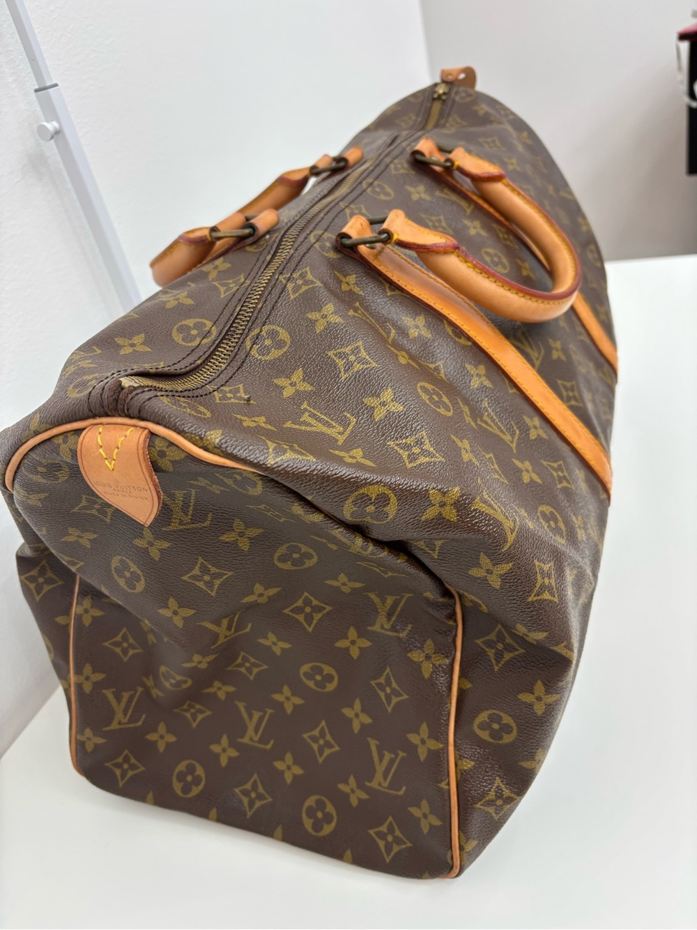 Authentic Vintage Louis Vuitton Keepall 50 Monogram Travel Duffle Bag - Picture 4 of 9